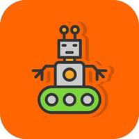 Robot Arm Vector Icon Design