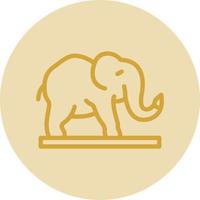 diseño de icono de vector de elefante