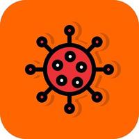 diseño de icono de vector de virus