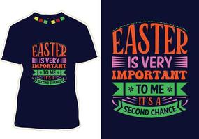 Happy Easter Day T-shirt  Design vector