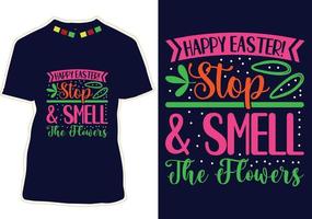 Happy Easter Day T-shirt  Design vector