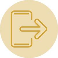 Exit Vector Icon Design