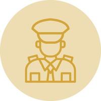 Policeman Vector Icon Design