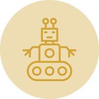 diseño de icono de vector de brazo de robot