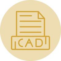 Cad Vector Icon Design