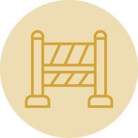 Road Block Vector Icon Design