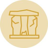 diseño de icono de vector de stonehenge