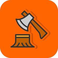 Deforestation Vector Icon Design