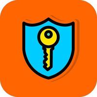 Private Key Vector Icon Design