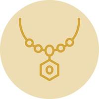 Necklace Vector Icon Design