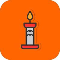 Candles Vector Icon Design