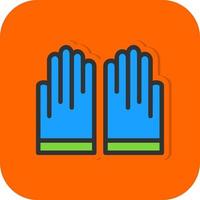 Hand Gloves Vector Icon Design