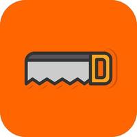 Sawing Vector Icon Design