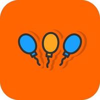 diseño de icono de vector de globos