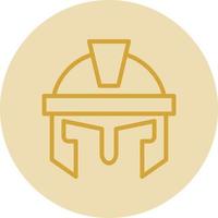 Roman Helmet Vector Icon Design