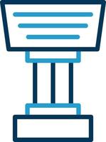 Stand Vector Icon Design