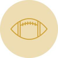 American Football Vector Icon Design