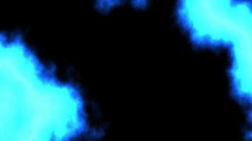 Glow fluid, energy, fractal particle motion animation video