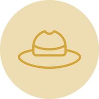 diseño de icono de vector de sombrero