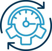 Efficiency Vector Icon Design