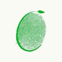 Nature Finger Print Logo vector