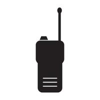 icono de walkie-talkie vector