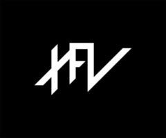 xfv creativo azul rosado púrpura alfabeto letra logo icono diseño. inicial letra xfv logo modelo diseño. xfv monograma logo vector