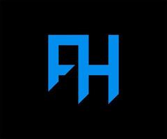 inicial letra fh logo modelo diseño. fh logo diseño. fh letra logo diseño vector modelo. fh monograma logo