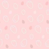 Happy easter seamless pattern vector