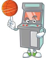 Arcade game machine icon design vector