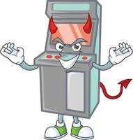 Arcade game machine icon design vector