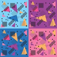 Flat abstract background Vector