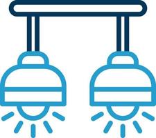 Ceiling Lamp Vector Icon Design