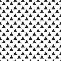Black and white triangles seamless pattern.Monochrome abstract wallpaper.Geometric wrapping paper.Simple texture or banner.Abstract art.Graphic design.Flat design.Template.Vector illustration. vector