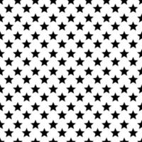 Black and white stars seamless pattern background.Monochrome fabric cloth.Geometric wrapping paper.Simple texture wallpaper or banner.Graphic design.Abstract repeating.Template.Vector illustration. vector