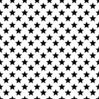 negro y blanco estrellas sin costura modelo fondo.monocromo tela paño.geométrico envase papel.simple textura fondo de pantalla o banner.gráfico diseño.abstracto repetición.plantilla.vector ilustración. vector