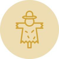 Scarecrow Vector Icon Design