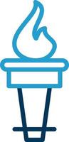 Torch Vector Icon Design