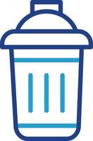 Dustbin Vector Icon Design