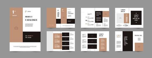company product catalog brochure template design vector