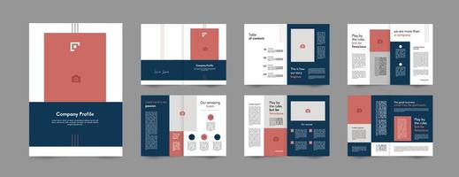 modern a4 clean business proposal brochure design template vector