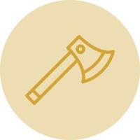 Wood Axe Vector Icon Design