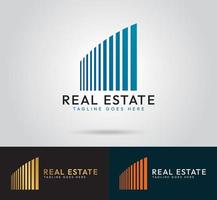 real inmuebles negocio logo plantilla, casa logo, hogar logo, vector diseño