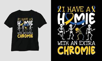 Down syndrome t-shirt and apparel design. Vector print, typography, poster, emblem, health