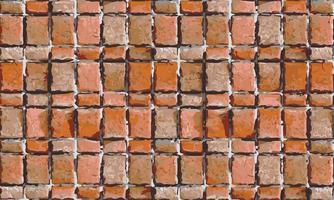 Brick wall pattern texture vector background. closeup brick wall surface