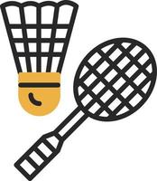 Badminton Vector Icon Design