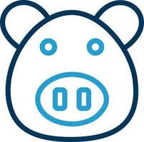 Pig Vector Icon Design