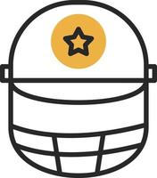 diseño de icono de vector de casco