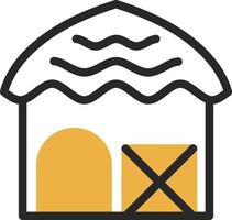 Hut Vector Icon Design