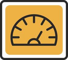 Speed o meter Vector Icon Design